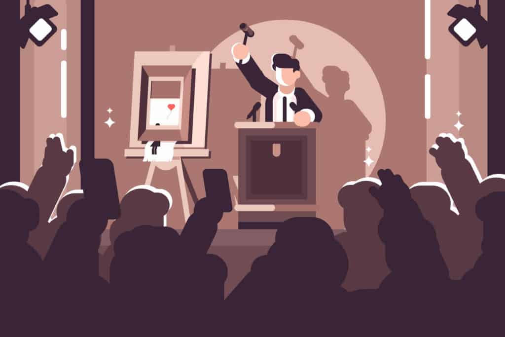 Arvoesineet rahaksi huutokaupassa