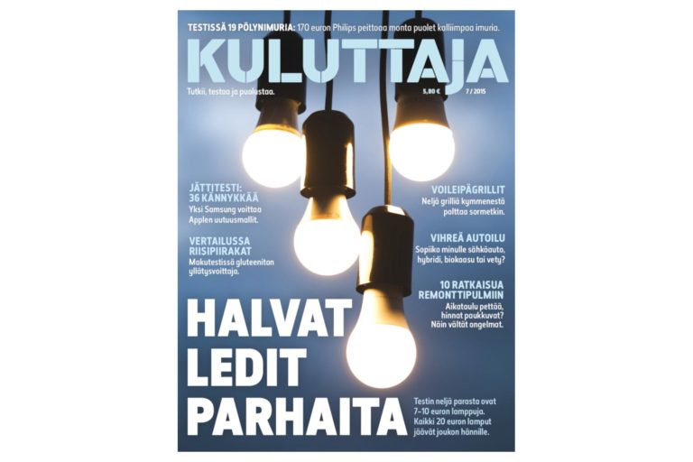 Kuluttaja 7/2015.