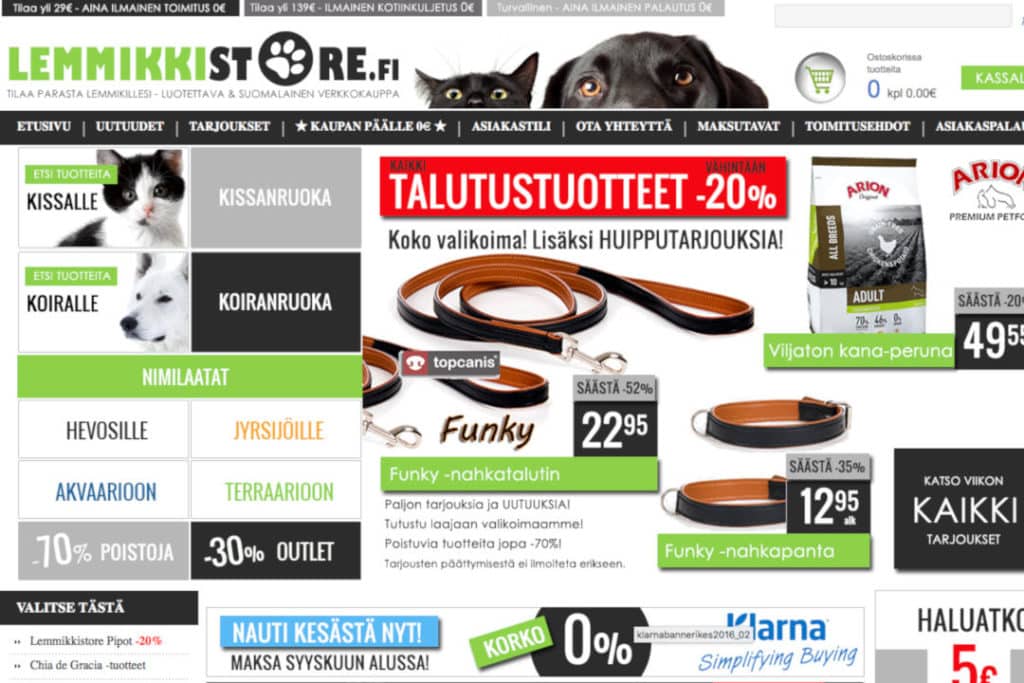 Hämärä nettikauppa: Lemmikki jäi ilman tavaroita