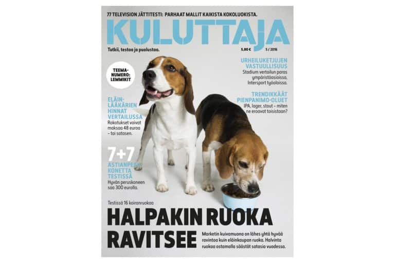 Kuluttaja 5/2016.