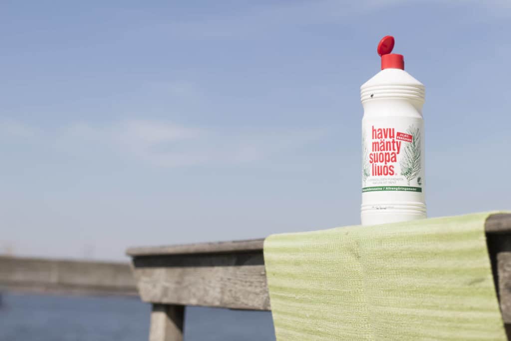 Mistä on tehty: Mäntysuopaliuos