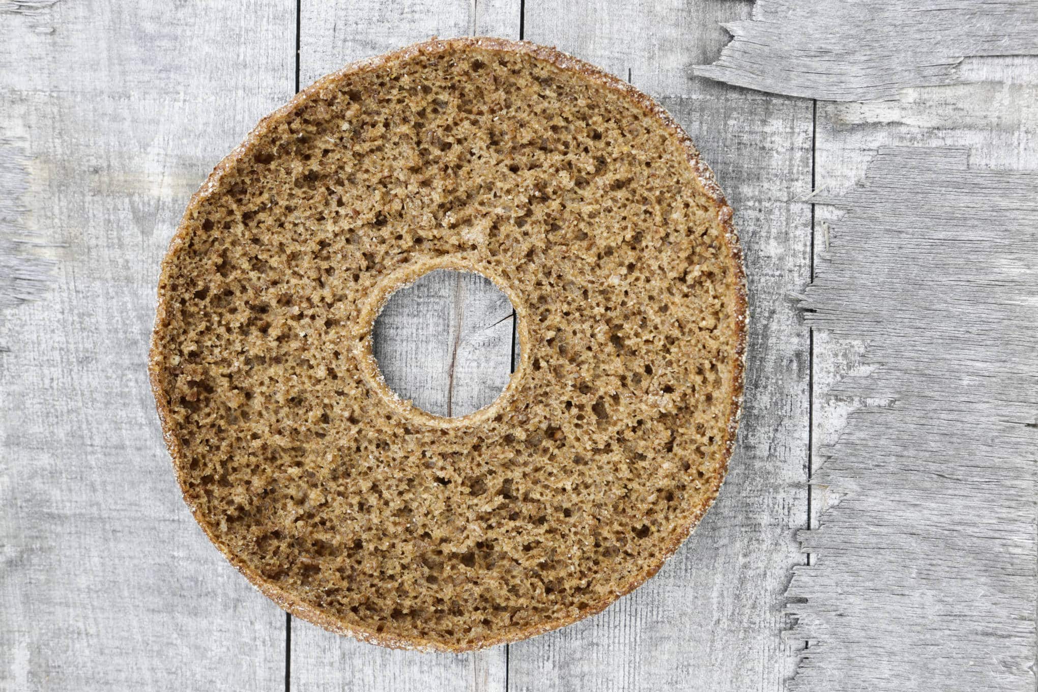 Kuivattu ruisleipä.