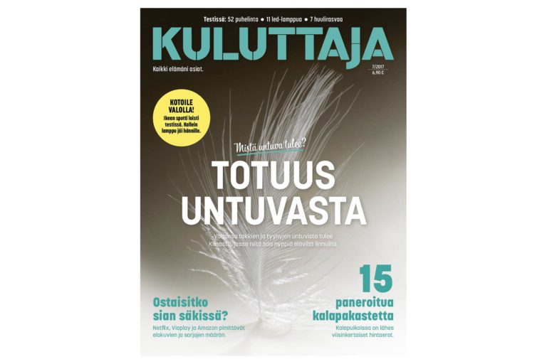 Kuluttaja 7/2017.