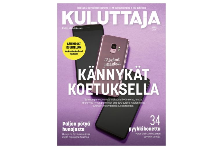 Kuluttaja 7/2018.
