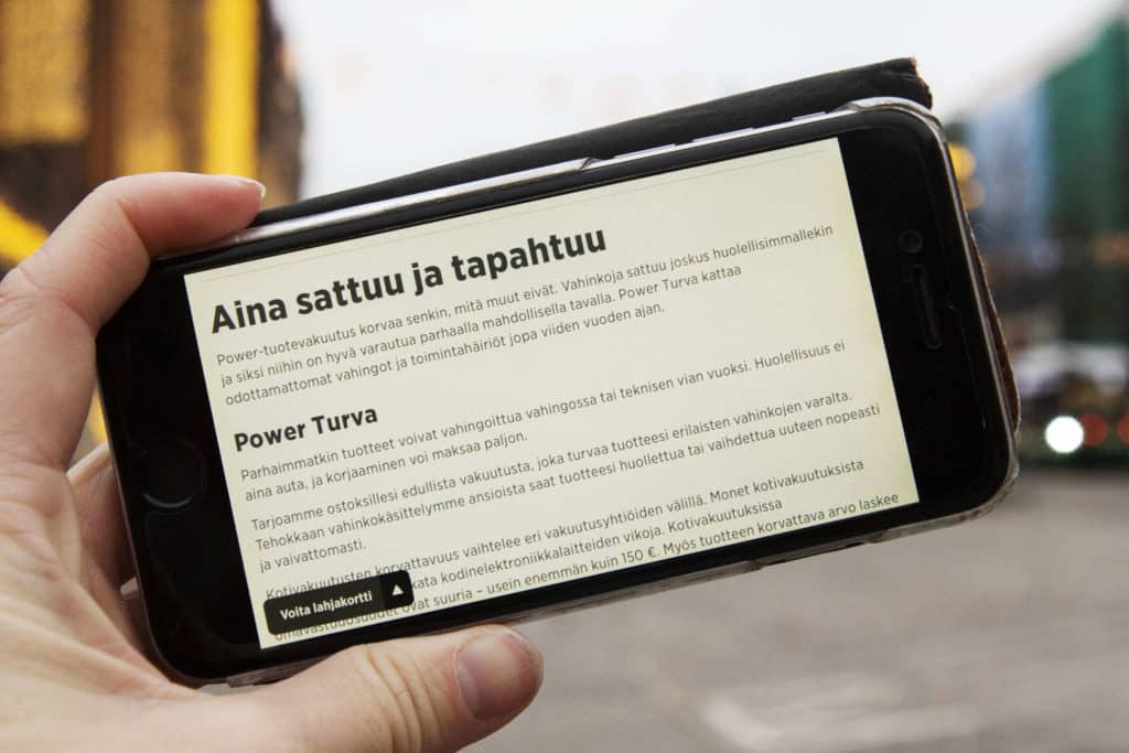 Tuotevakuutus tulee kalliiksi