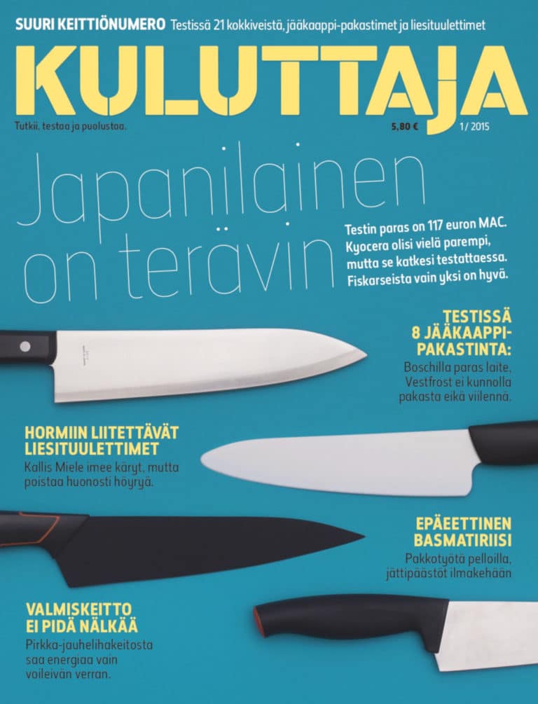 Kuluttaja 1/2015.