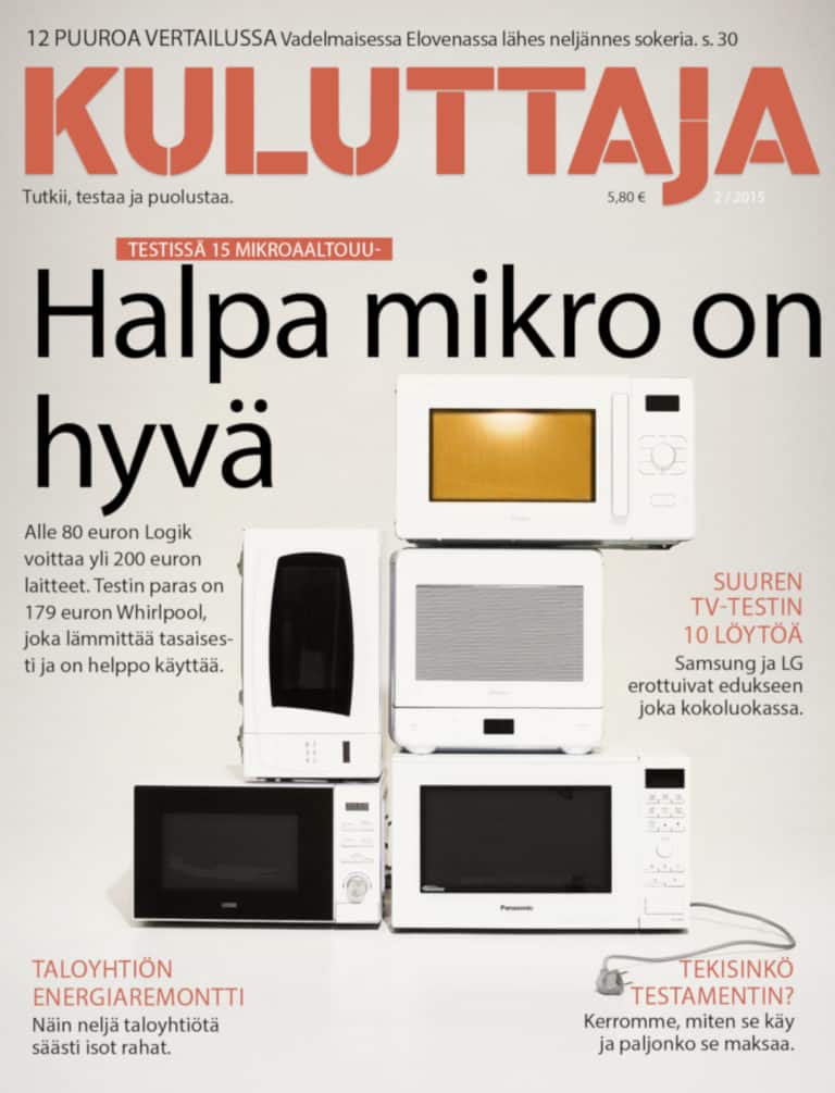Kuluttaja 2/2015.