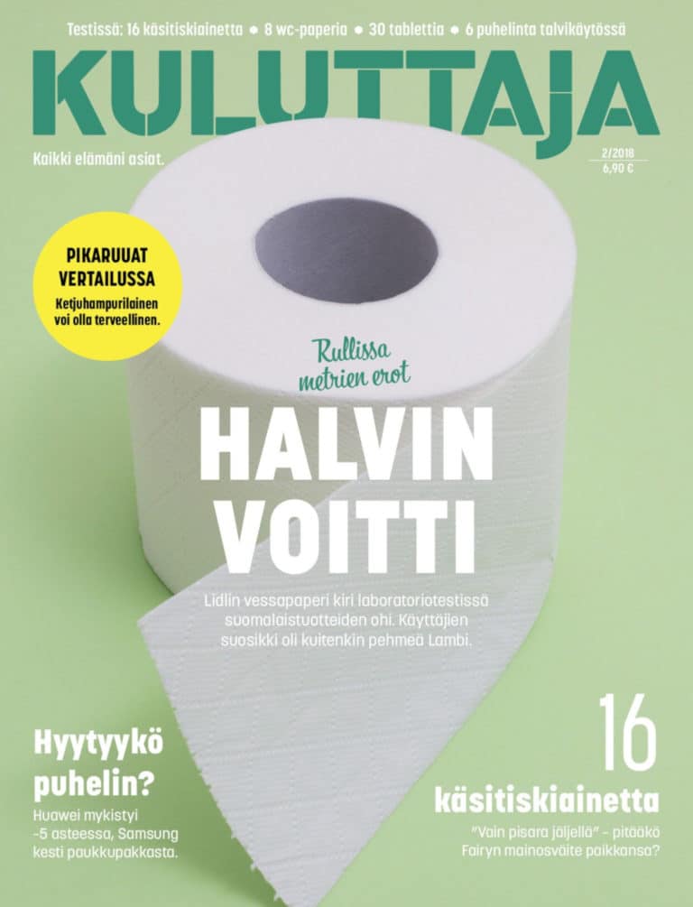 Kuluttaja 2/2018.
