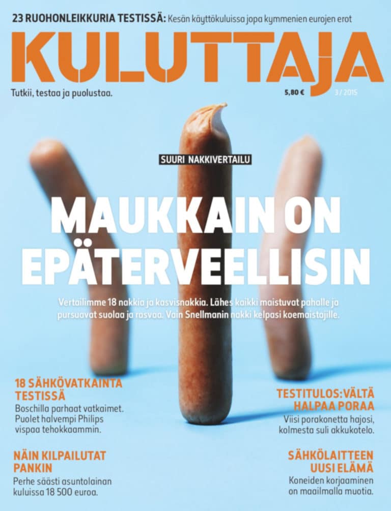 Kuluttaja 3/2015.