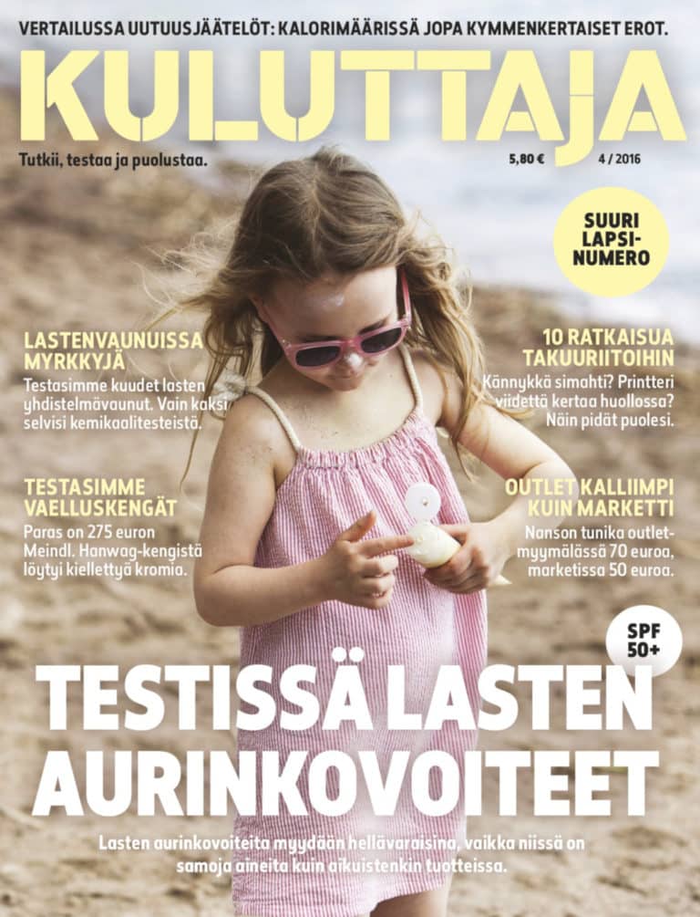 Kuluttaja 4/2016.