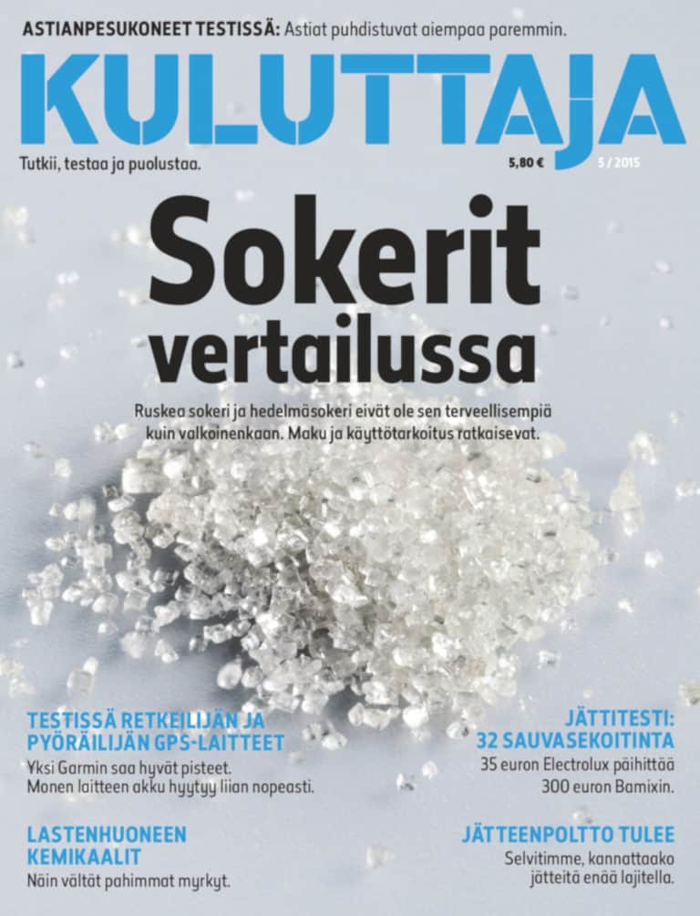 Kuluttaja 5/2015.