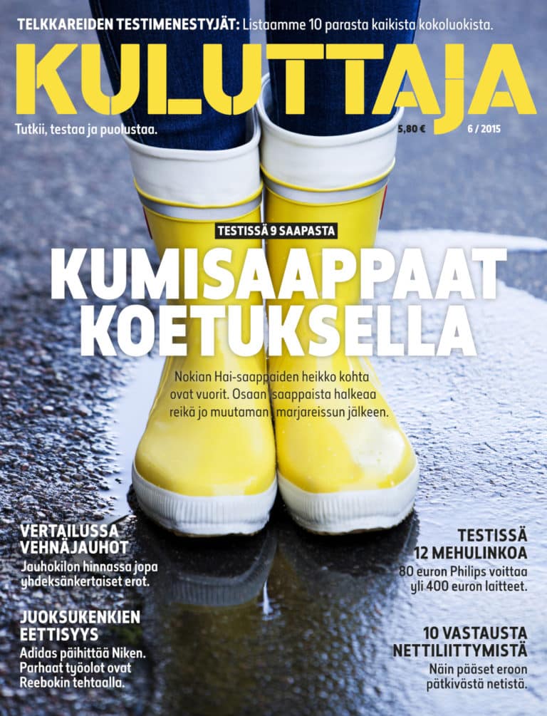 Kuluttaja 6/2015.