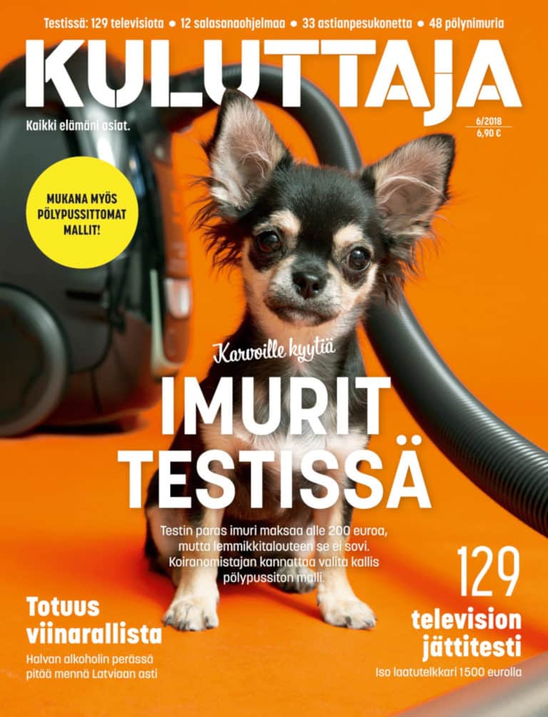 Kuluttaja 6/2018.