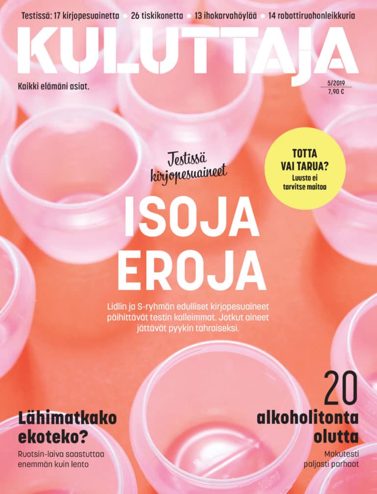 Kuluttaja 5/2019.