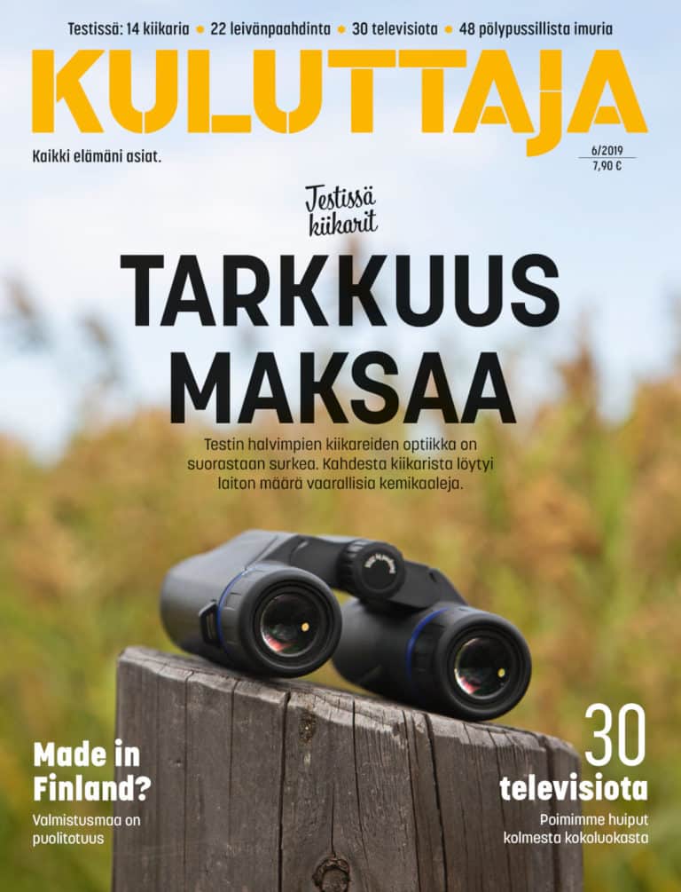 Kuluttaja 6/2019.