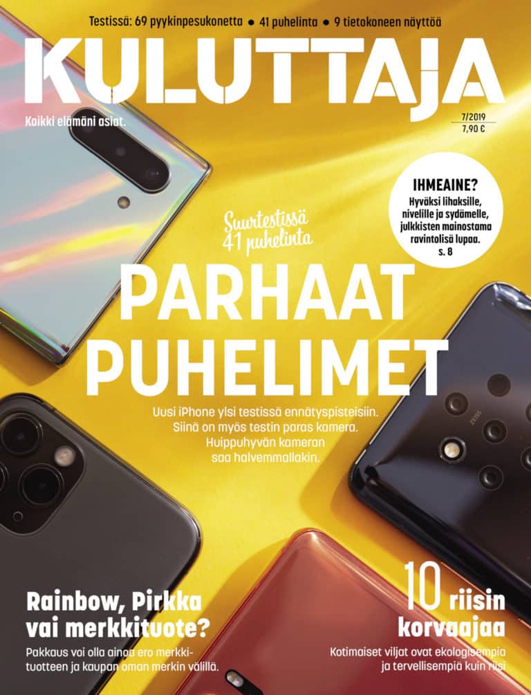 Kuluttaja 7/2019.