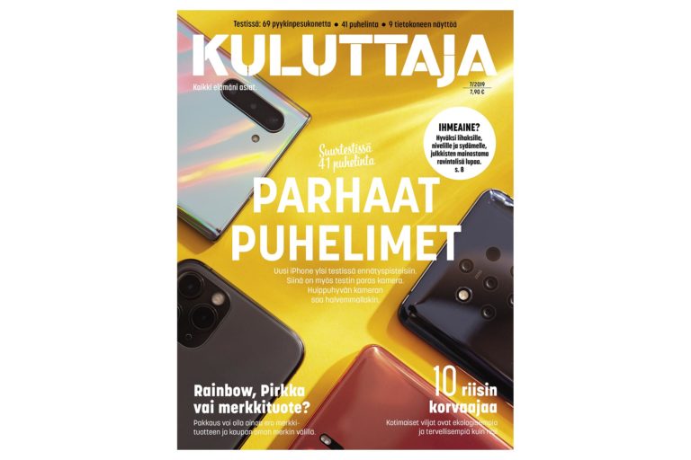 Kuluttaja 7/2019.