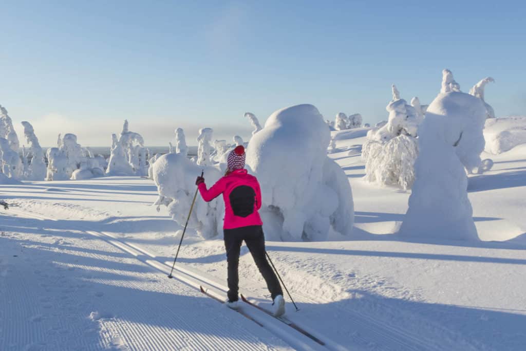 Monta reittiä ladulle