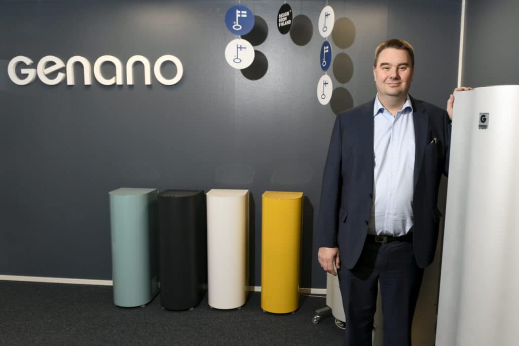 Ilmanpuhdistin poistaa virukset ja homeitiöt