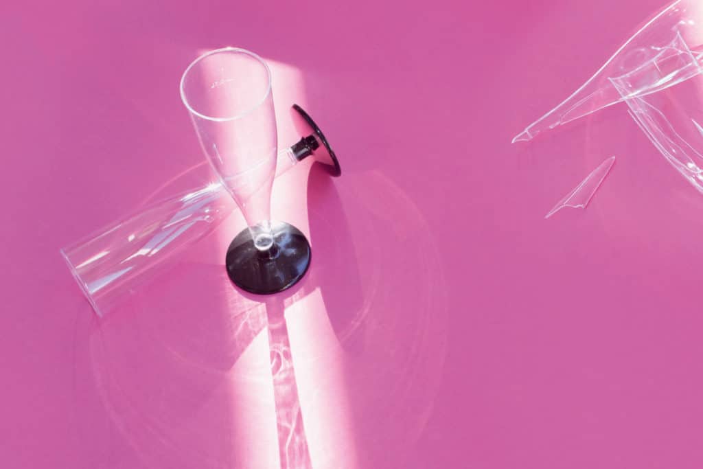 Mistä on tehty: Kertakäyttöinen kuohuviinilasi