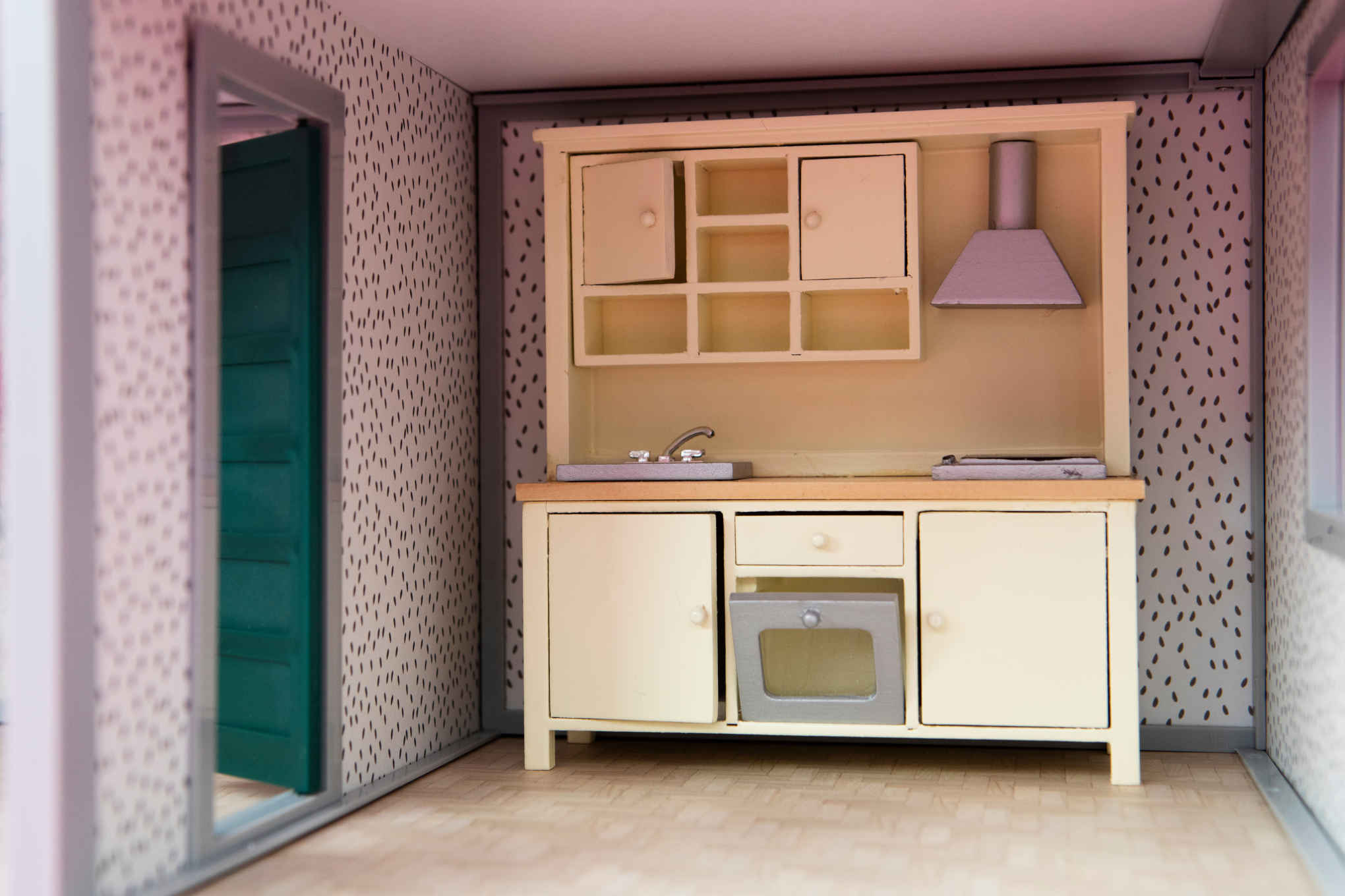 kuvituskuva keittiöstä.