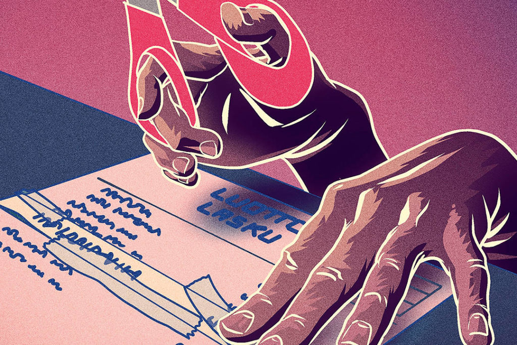 Outo luottokorttilasku ja muita riitoja