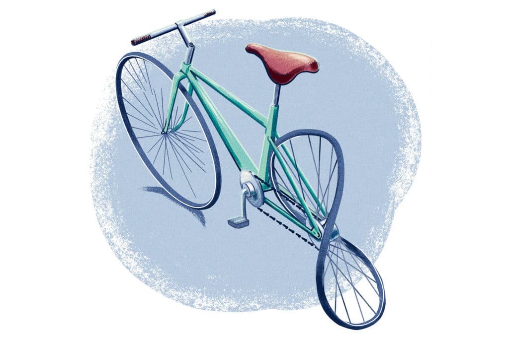 Polkupyörä hajosi ja muita riitoja