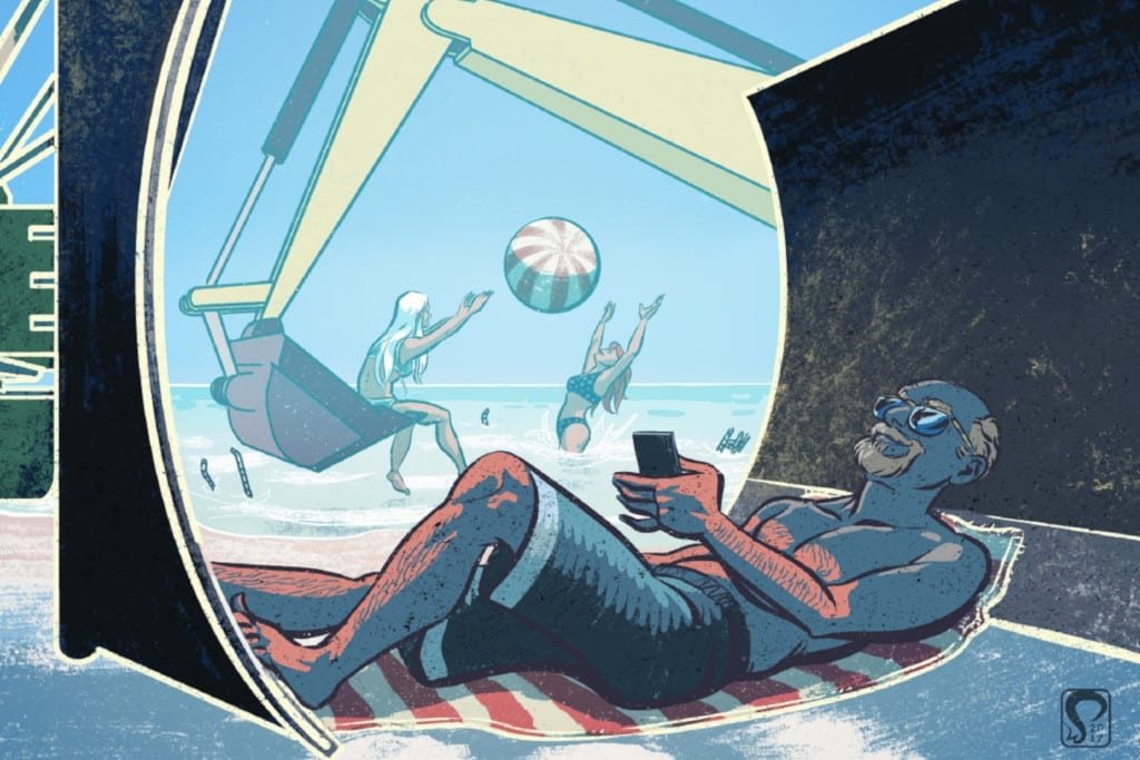 Työmaa rannalla ja muita riitoja