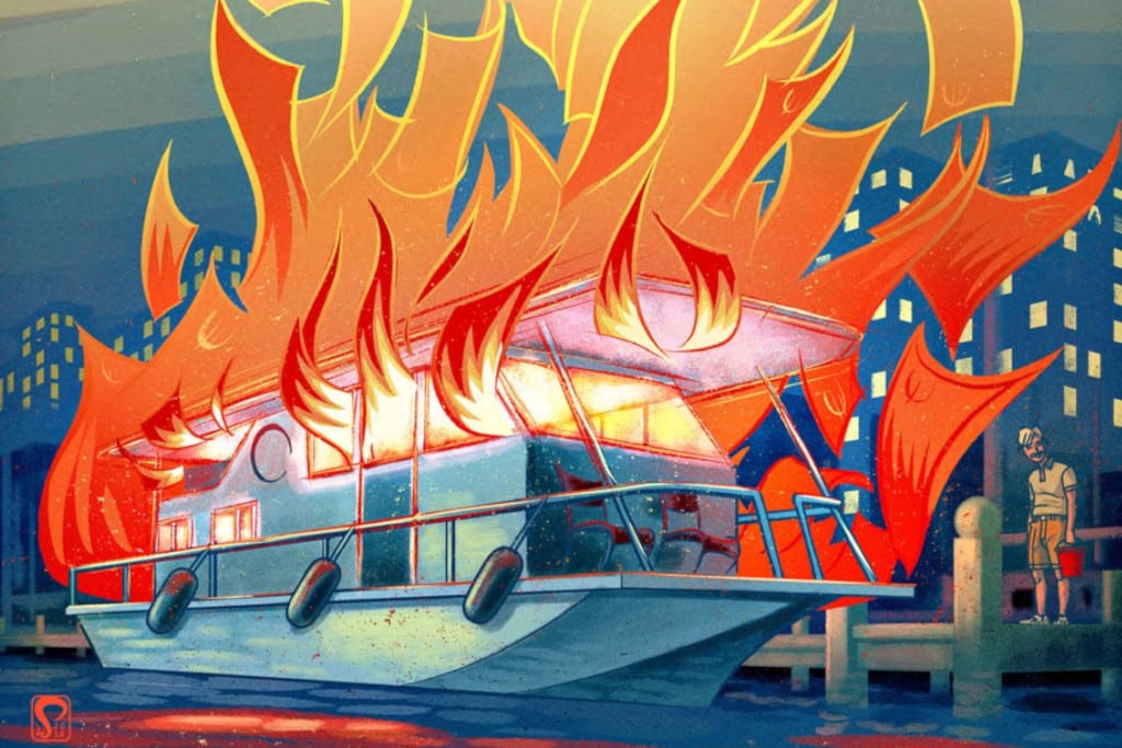 Tuhoutunut vene ja muita riitoja