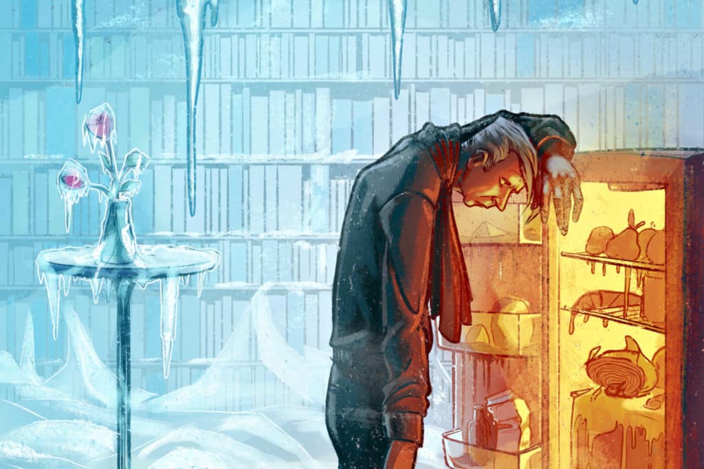 Hajonnut jääkaappi ja muita riitoja