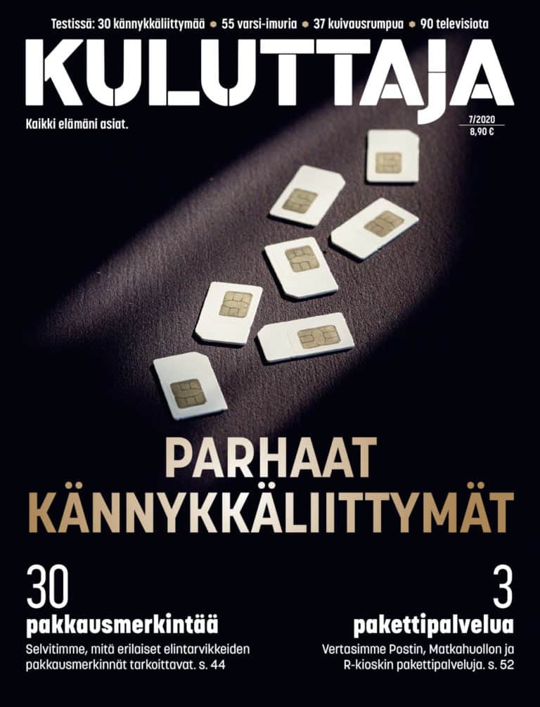 Kuluttaja 7/2020.