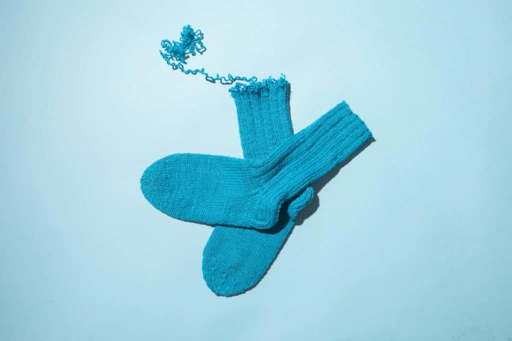 Mistä on tehty: Villasukat