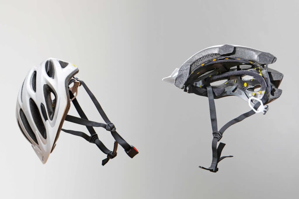 Mistä on tehty: Pyöräilykypärä