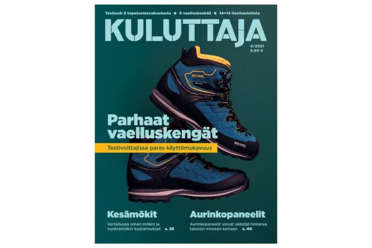 Kuluttaja-lehti 4/2021.