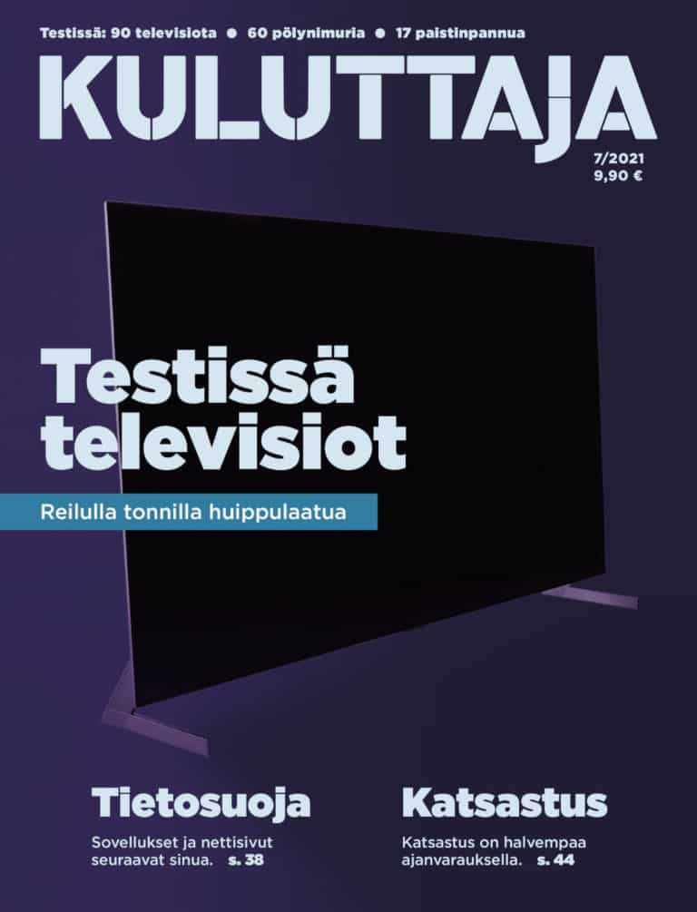 Kuluttaja 7/2021.