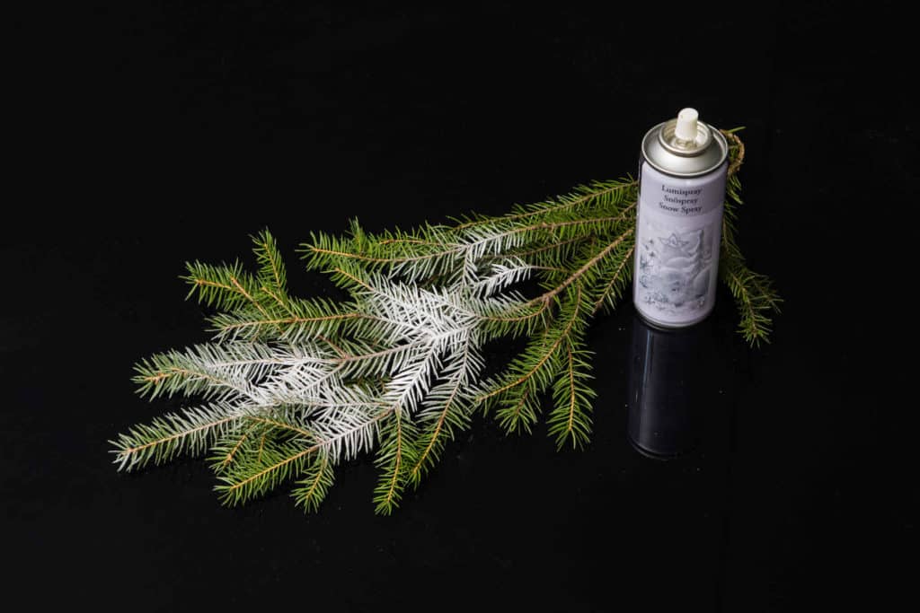 Mistä on tehty: Lumispray