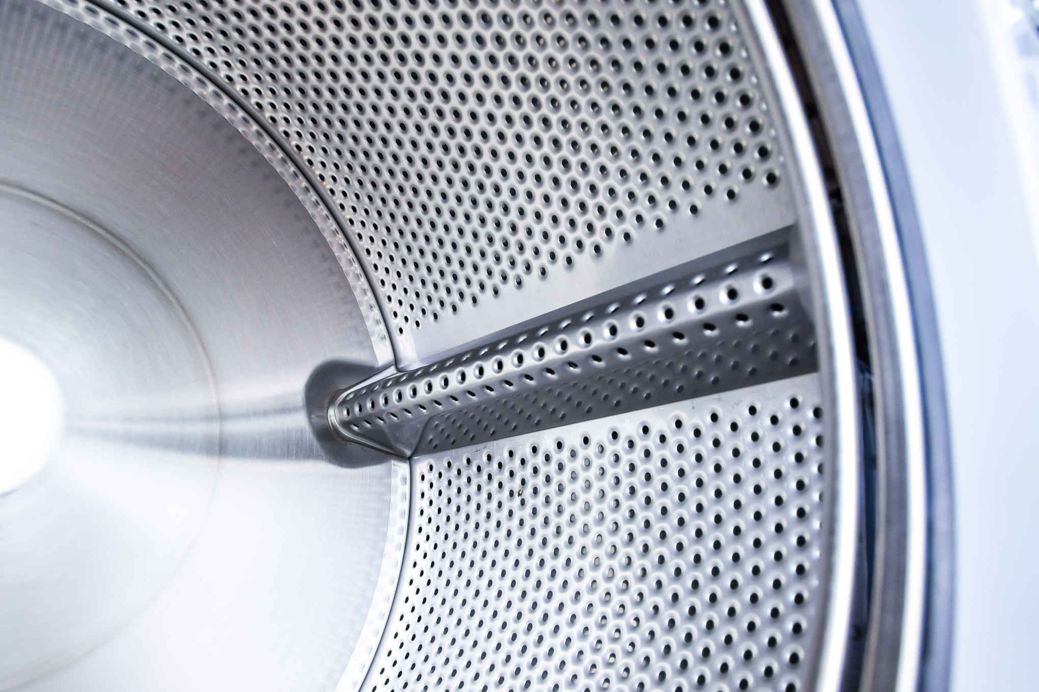 Kuivaavan pyykinpesukoneen rumpu.