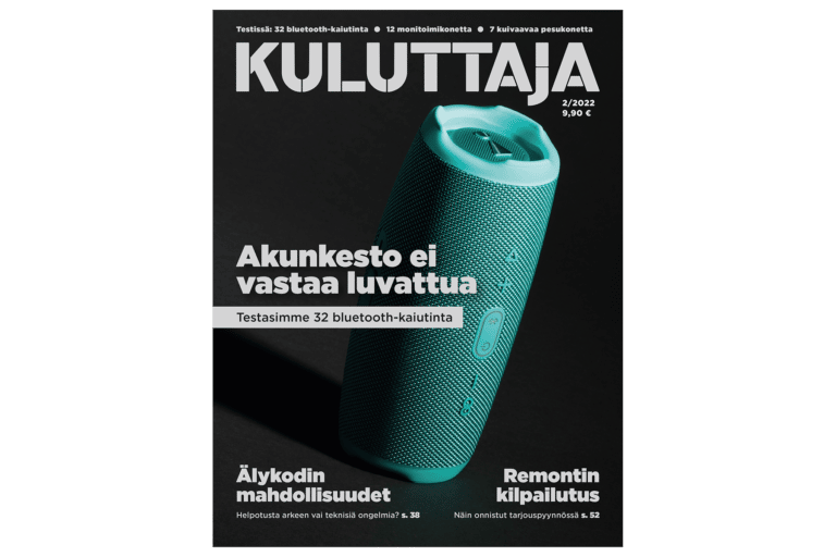 Kuluttaja-lehti 2/2022.