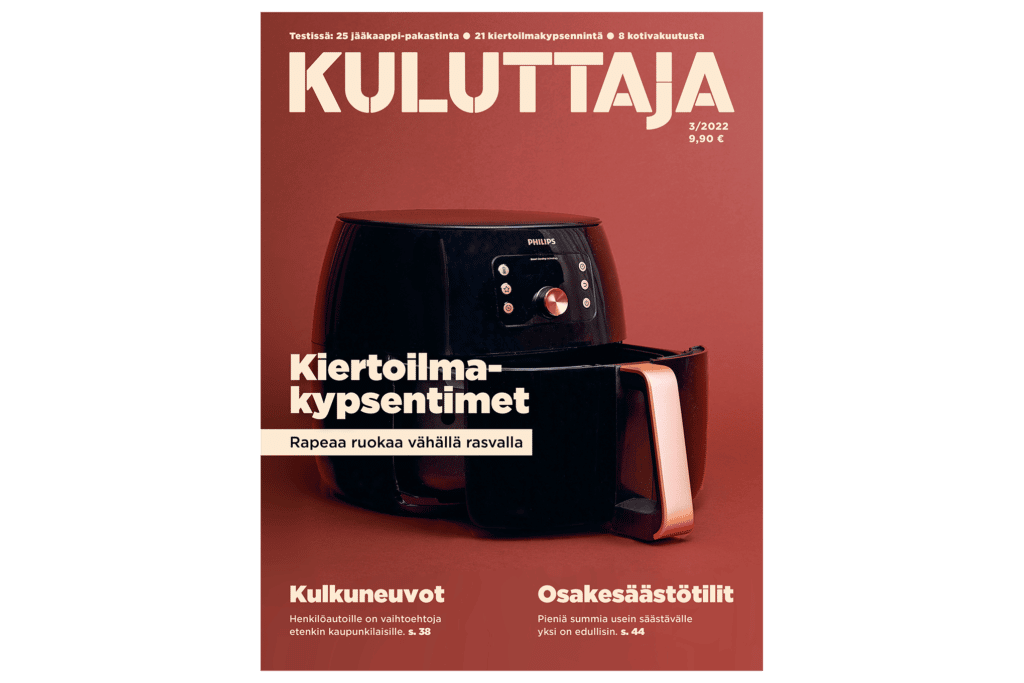 Kuluttaja-lehti 3/2022.