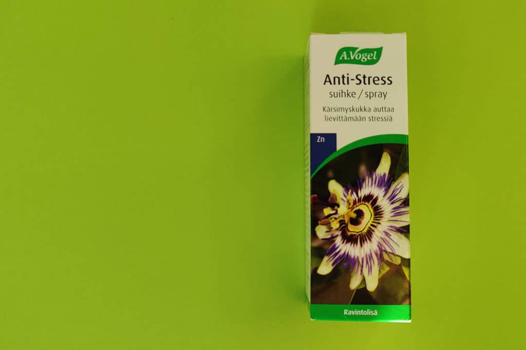 Voiko kärsimyskukkasuihke lievittää stressiä?