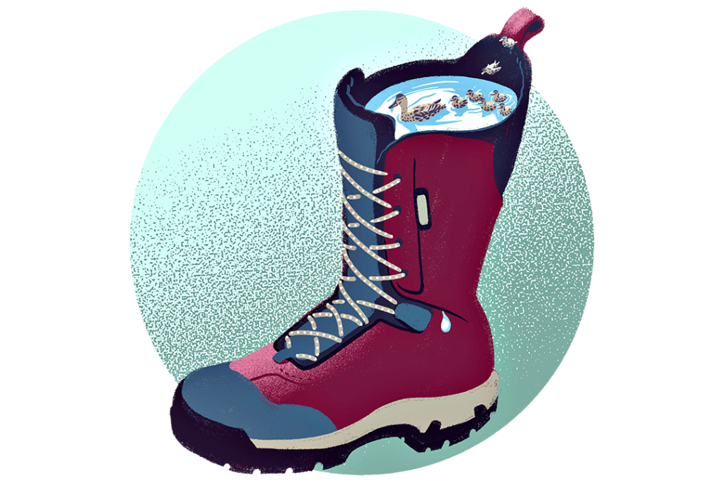 Vettä Gore-tex-saappaissa ja muita riitoja