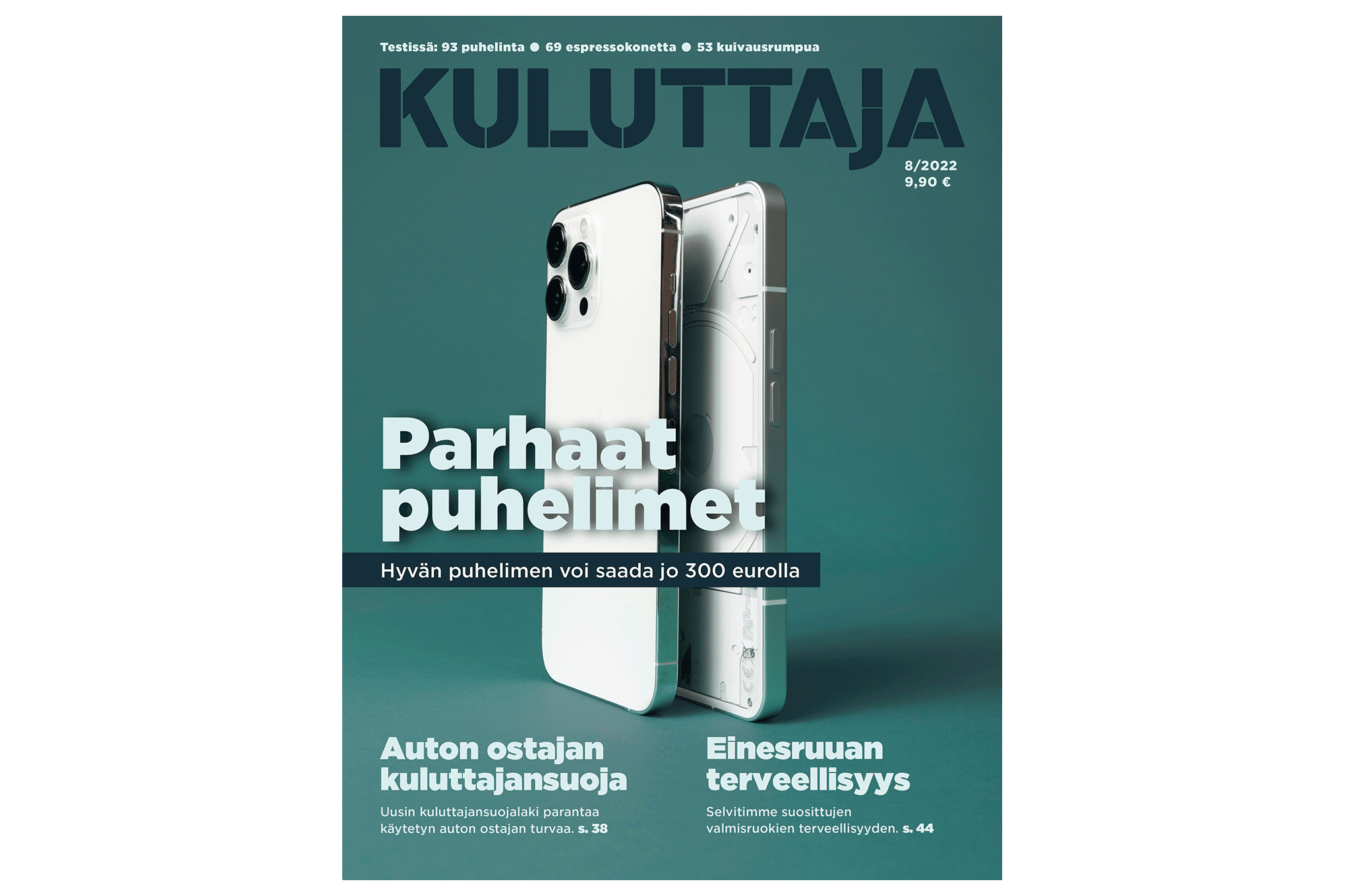 Kuluttaja-lehti 8/2022.