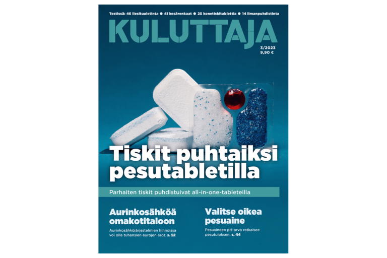 Kuluttaja-lehti 3/2023.