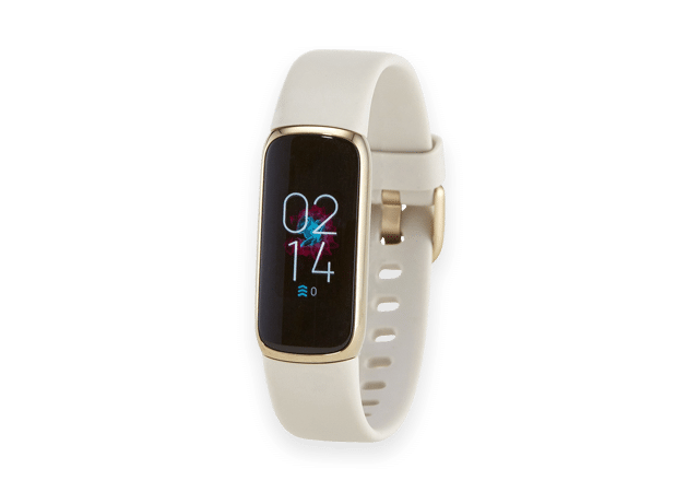 Valkoinen aktiivisuusranneke.