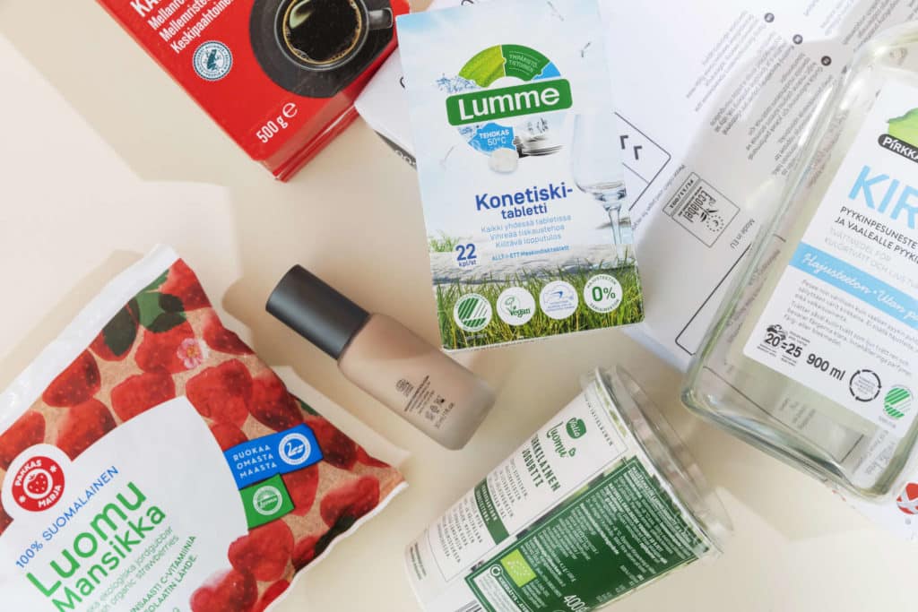 Allergiatunnus, joutsenmerkki, luomu… Tätä merkit tarkoittavat