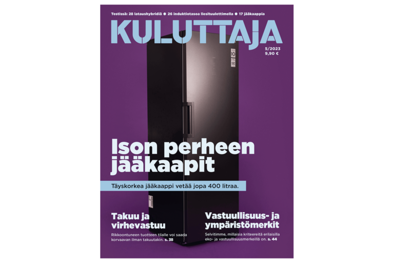 Kuluttaja-lehti 5/2023.