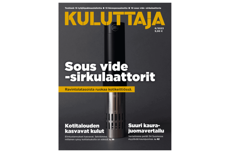 Kuluttaja-lehti 6/2023.