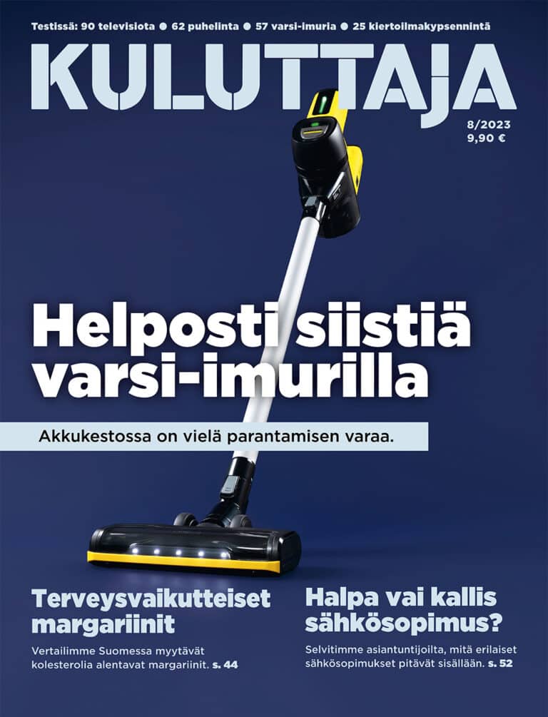 Kuluttaja 8/2023.