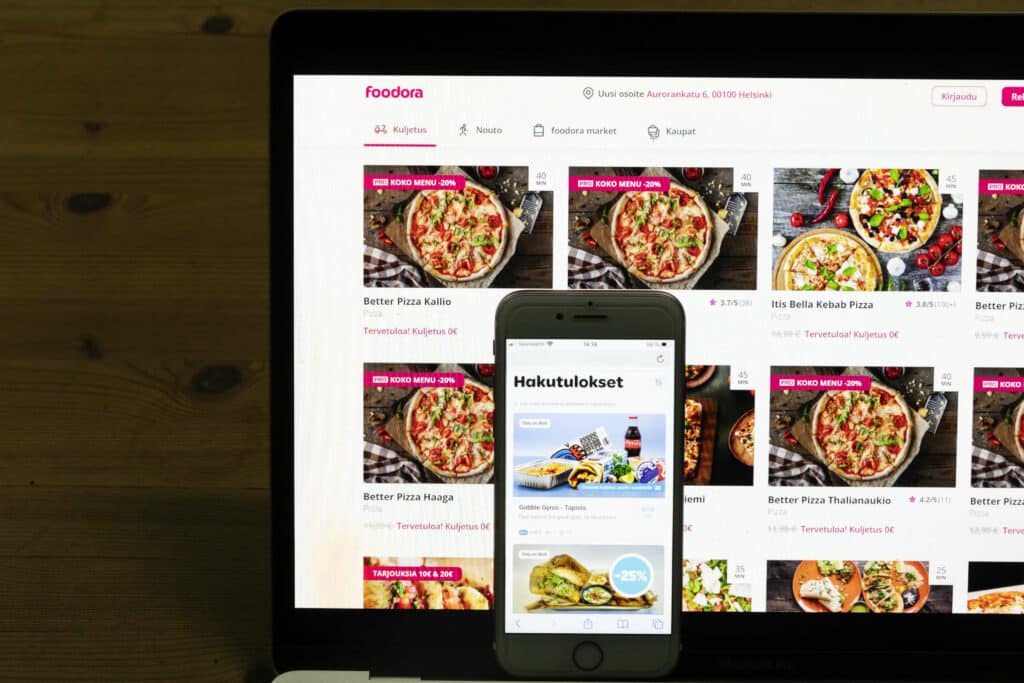 Woltissa tai Foodorassa haamuravintolasta ruokaa tilaava ei tiedä, mistä ruoka tulee