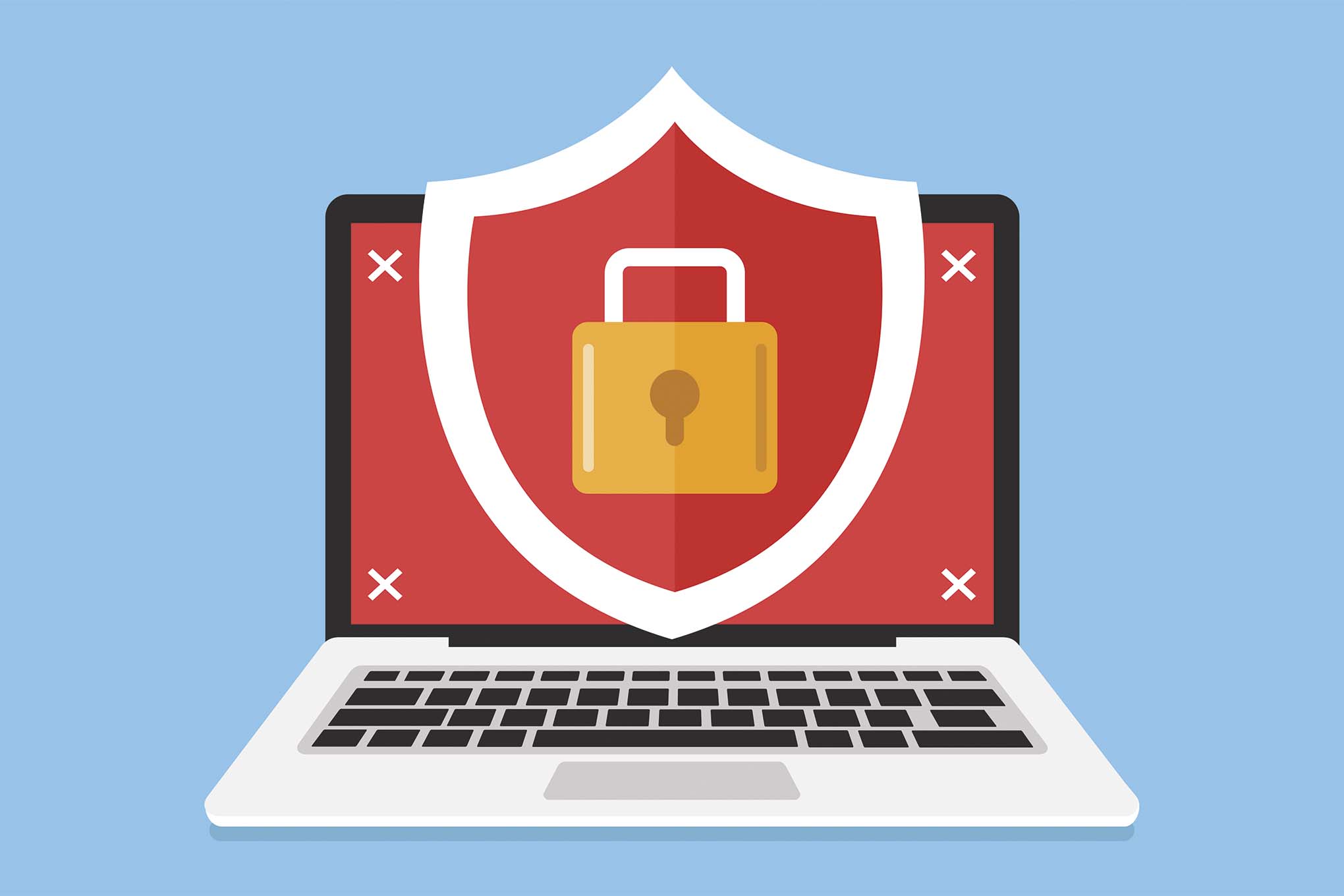 Kuvituskuva tietokoneesta.